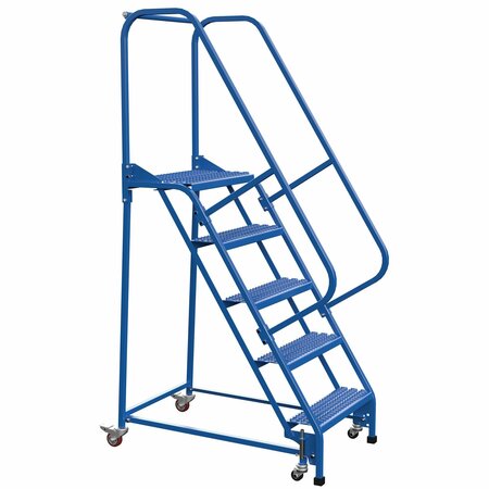 VESTIL 80 H Steel PW Ladder, Grip Strut, 5 Step, 5 Steps LAD-PW-26-5-G